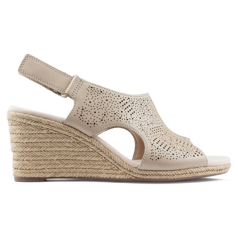 SANDALES AVEC CLARKS WEDGE LAFLEY ROSEN SAND
