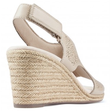 SANDALES AVEC CLARKS WEDGE LAFLEY ROSEN SAND