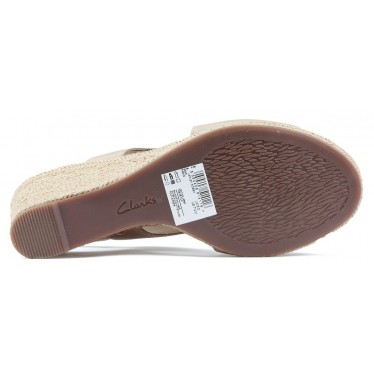 SANDALES AVEC CLARKS WEDGE LAFLEY ROSEN SAND