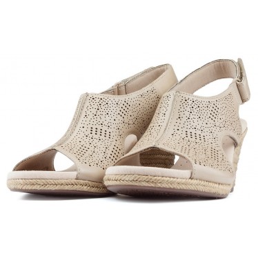 SANDALES AVEC CLARKS WEDGE LAFLEY ROSEN SAND