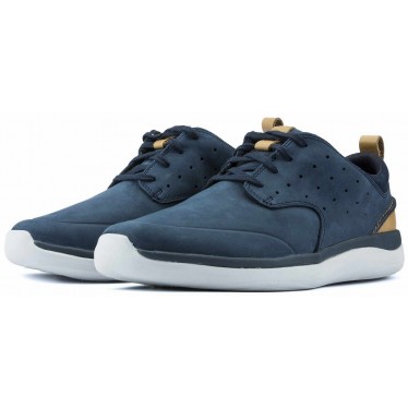 CLARKS GARRAT LACE M CHAUSSURES NAVY