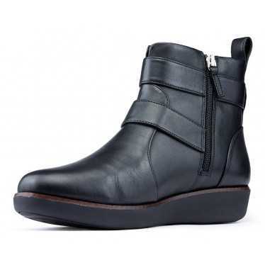 Chaussons FITFLOP LAILA DOUBLE BUCKLE BLACK