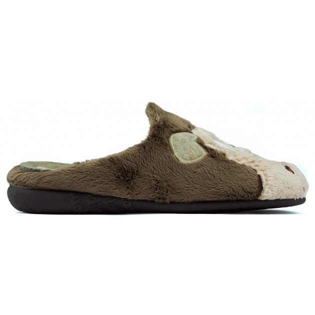 Chaussons VULLADI MONTBLANC DOG MARRON Chaussons VULLADI MONTBLANC DOG MARRON