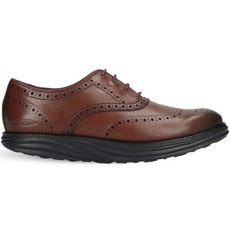 MBT BOSTON WT M CHAUSSURES BURNISH_DK_BROWN