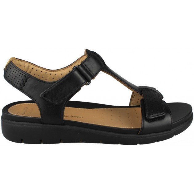 CLARKS SANDALES NON STRUCTURÉES UN HAYWOOD BLACK CLARKS SANDALES NON STRUCTURÉES UN HAYWOOD BLACK