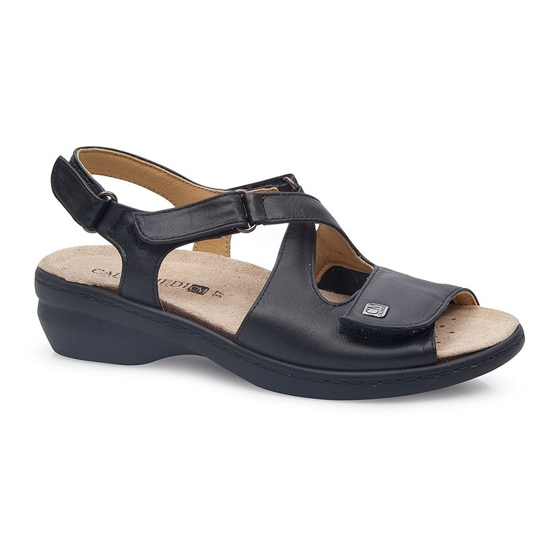CALZAMEDI sandale confortable oignons spéciales NEGRO