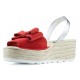 SANDALES AVEC CALE ARANTXA SERRAJE YUTE ROJO