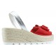 SANDALES AVEC CALE ARANTXA SERRAJE YUTE ROJO