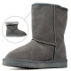 DUDE ALPE FEMME BOTTES GRIS