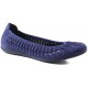 VULLADI CHAUSSURES CONFORTABLES EN CUIR FENDU 2410 MARINO