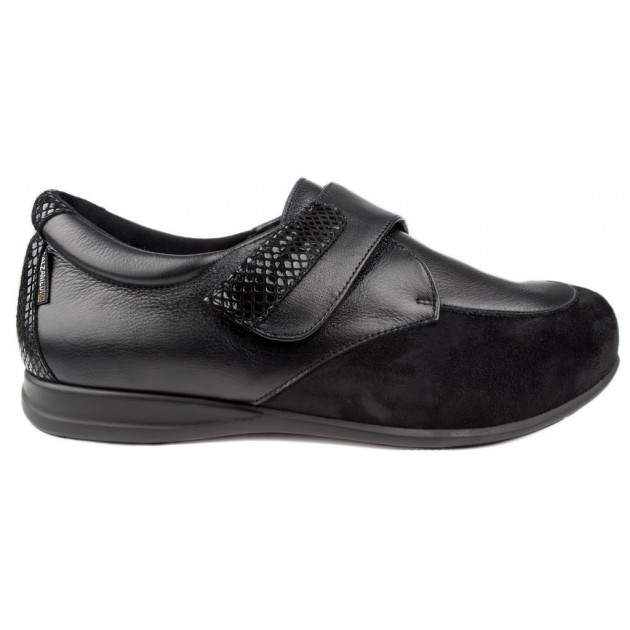 CHAUSSURES CALZAMEDI VELCRO BRILLANTES W NEGRO