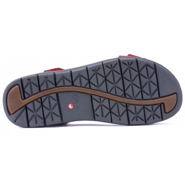 CLARKS SANDALES NON STRUCTURÉES UN HAYWOOD RED LEATHER