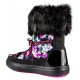 CROCS LODGE POINT LACE BOOT W BLACK MULTICOLOR