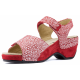 CALZAMEDI sandale confortable oignons spéciales RED