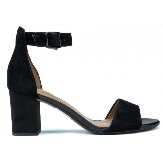 CLARKS DEVA MAE 8967 SANDALES BLACK SUEDE CLARKS DEVA MAE 8967 SANDALES BLACK SUEDE
