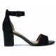 CLARKS DEVA MAE 8967 SANDALES BLACK SUEDE