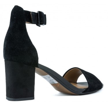 CLARKS DEVA MAE 8967 SANDALES BLACK SUEDE