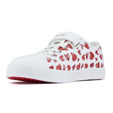 Chaussures GEOX JR CIAK WHITE_RED