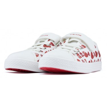Chaussures GEOX JR CIAK WHITE_RED