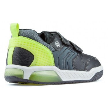 GEOX INEK BD chaussures lumière BLACK_LIME