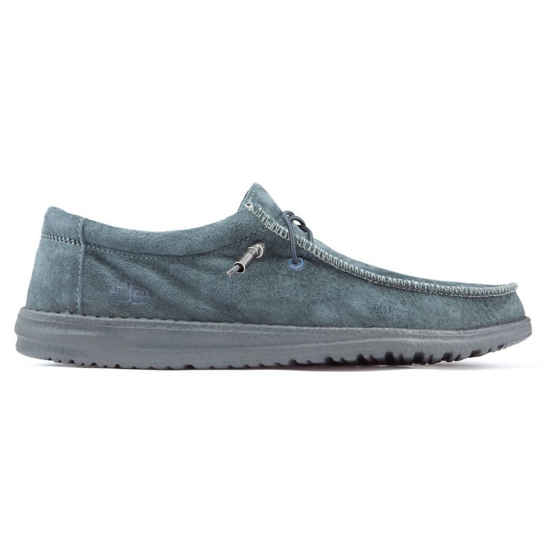 DUDE WALLY M Chaussures SUEDE_CARBON