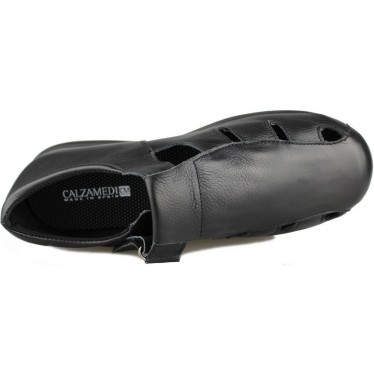 CALZAMEDI large sandale unisexe 15 NEGRO