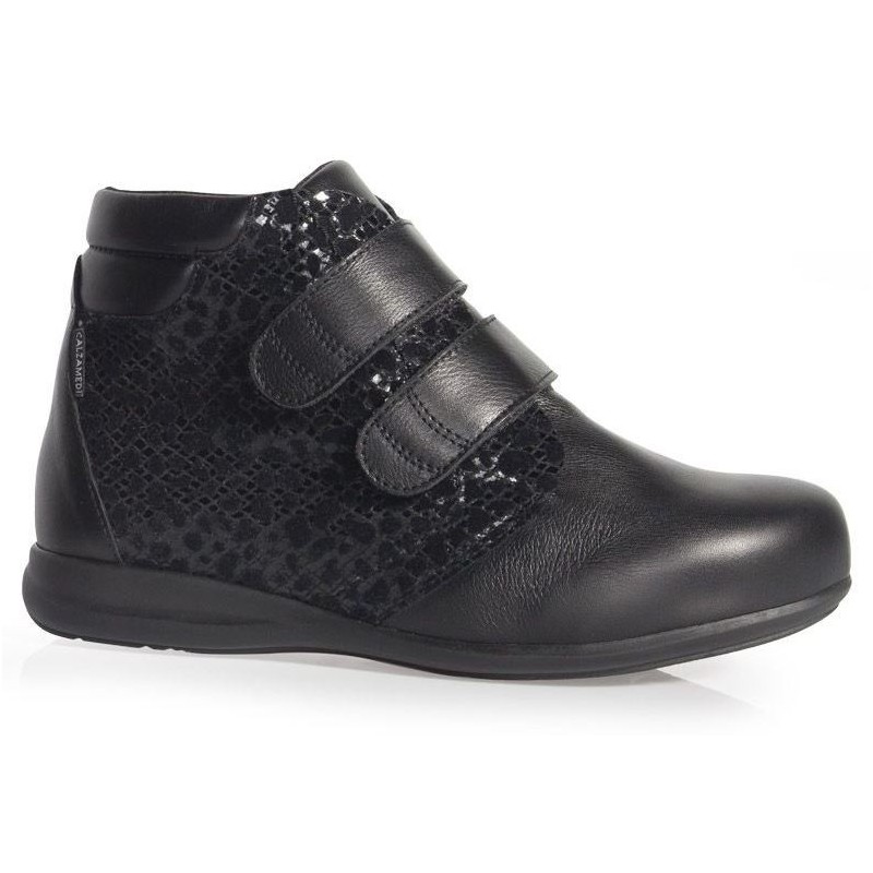 BOTTES CALZAMEDI DOUBLE PEAU VELCRO IMPRIMÉ W NEGRO