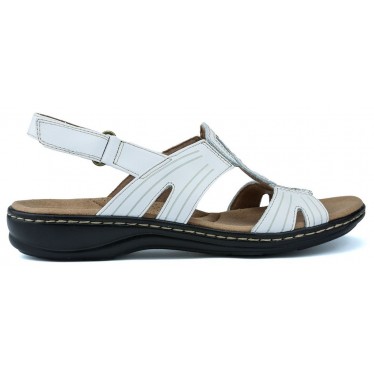 CLARKS SANDALES PALM SHINE0 13285 WHITE LEATHER