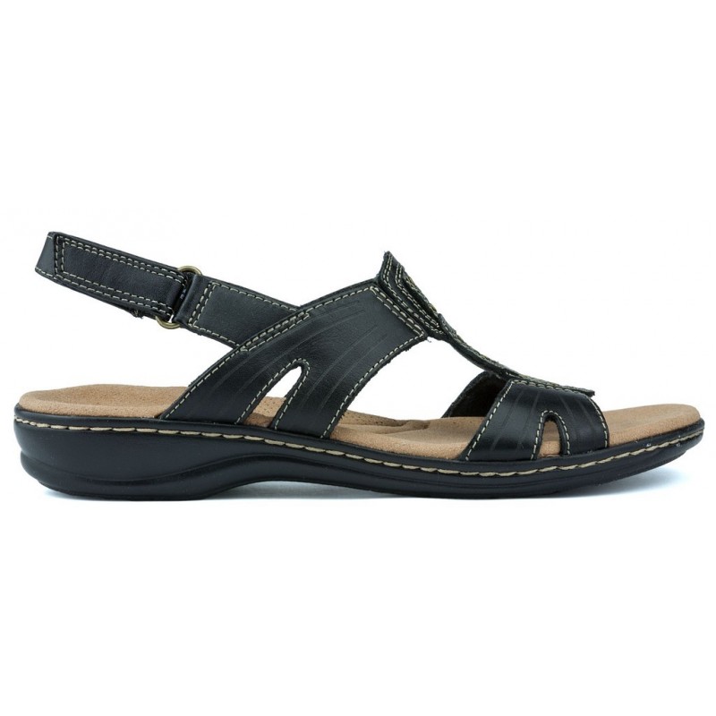 CLARKS SANDALES PALM SHINE0 13285 BLACK LEATHER