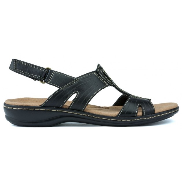 CLARKS SANDALES PALM SHINE0 13285 BLACK LEATHER CLARKS SANDALES PALM SHINE0 13285 BLACK LEATHER