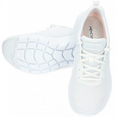 SKECHERS 149303 SNEAKERS À VUE BRILLANTE BLANCO