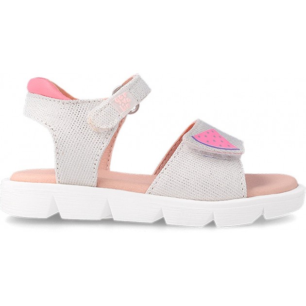SANDALE PASTÈQUE GARVALIN 232335 BLANCO SANDALE PASTÈQUE GARVALIN 232335 BLANCO