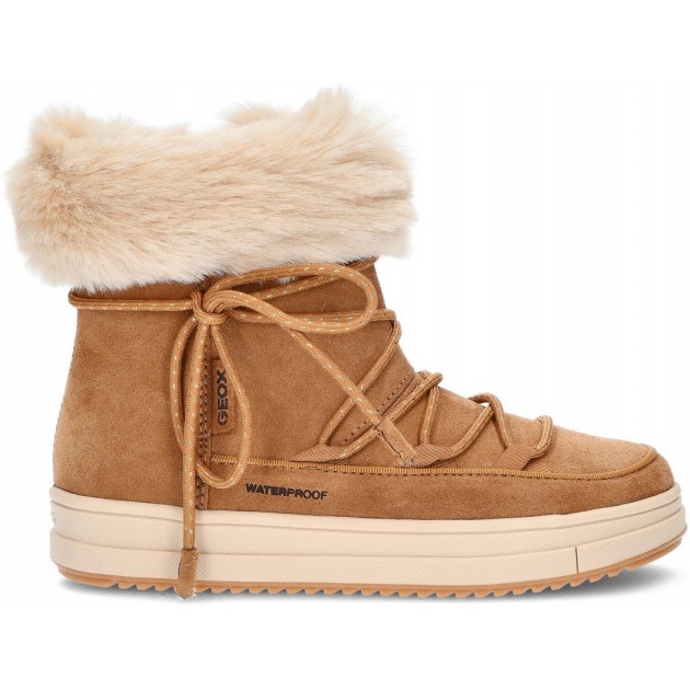 BOTTES GEOX REBECCA IMPERMÉABLE J16CVD WHISKY BOTTES GEOX REBECCA IMPERMÉABLE J16CVD WHISKY