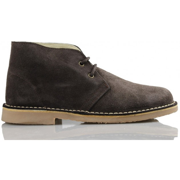 Safari botte en cuir unisexe de ARANCHA MARRON Safari botte en cuir unisexe de ARANCHA MARRON