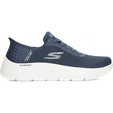 SKECHERS BASKETS À GLISSONS GO WALK FLEX 124975 NAVY