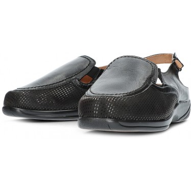 SANDALES ORTHOPEDIQUES CALZAMEDI CM0415 TALON NU NEGRO