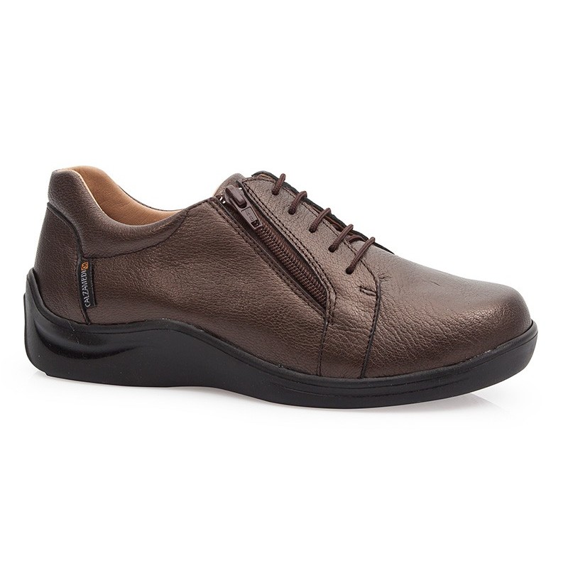 CHAUSSURES CALZAMEDI DIABETIC CASUAL 0749 MARRON