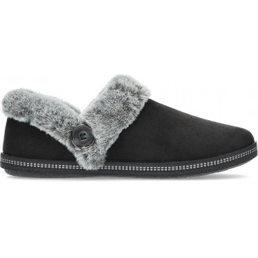 SKECHERS PANTOUFLE COSY CAMPFIRE FRAIS TOAST 167219 BLACK