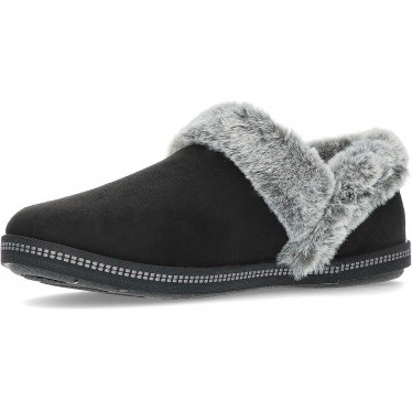 SKECHERS PANTOUFLE COSY CAMPFIRE FRAIS TOAST 167219 BLACK