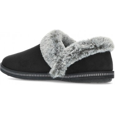 SKECHERS PANTOUFLE COSY CAMPFIRE FRAIS TOAST 167219 BLACK