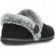 SKECHERS PANTOUFLE COSY CAMPFIRE FRAIS TOAST 167219 BLACK