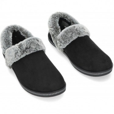 SKECHERS PANTOUFLE COSY CAMPFIRE FRAIS TOAST 167219 BLACK