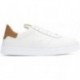 SNEAKERS EN CUIR GRAVÉ WONDERS CB-3920 BLANCO