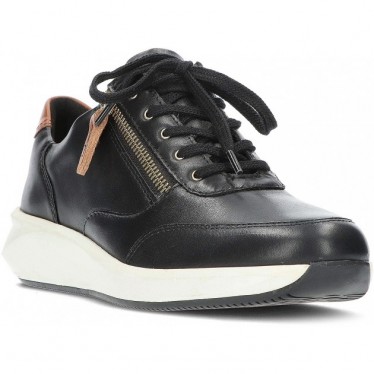 CLARKS UN RIO ZIP SNEAKERS BLACK