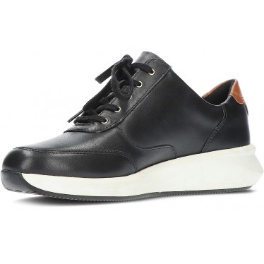 CLARKS UN RIO ZIP SNEAKERS BLACK