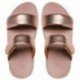 SANDALES FITFLOP FV6 LULU CLAQUETTES EN CUIR RÉGLABLES ROSE_GOLD