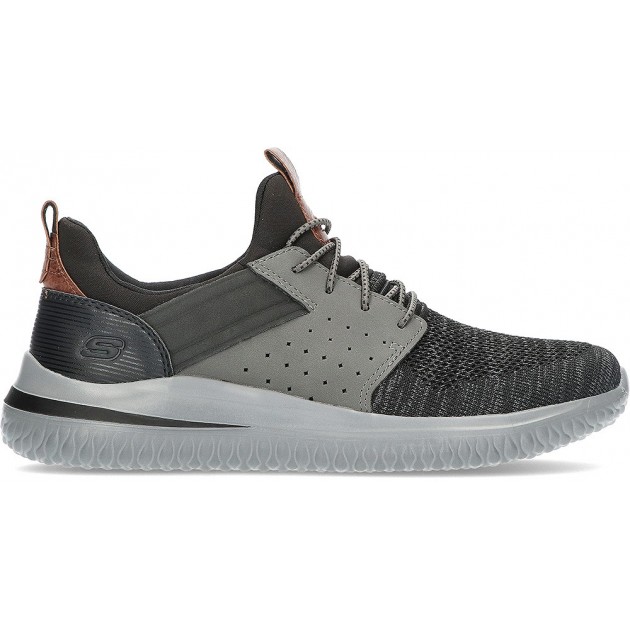 BASKETS SKECHERS 210238 DELSON 3.0 BLACK_GREY BASKETS SKECHERS 210238 DELSON 3.0 BLACK_GREY