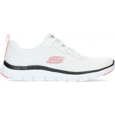 SKECHERS 149303 SNEAKERS À VUE BRILLANTE WHITE