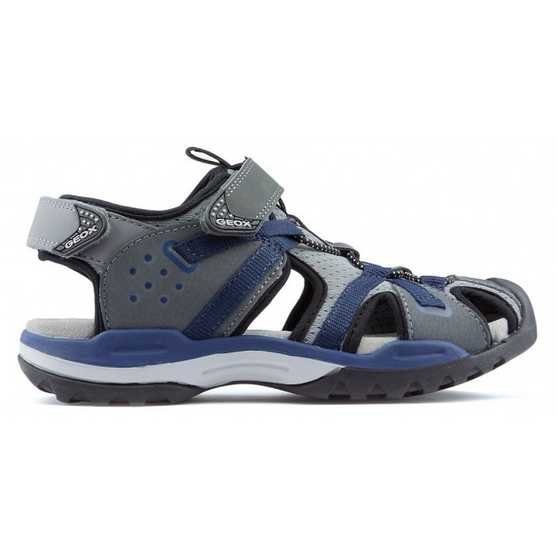 GEOX BOREALIS PR DBK SANDALES GREY_NAVY GEOX BOREALIS PR DBK SANDALES GREY_NAVY