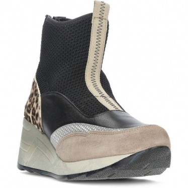 BOTIN CETTI C-1334 TRICOT EN DAIM IMPRIMÉ ANIMALIER BLACK